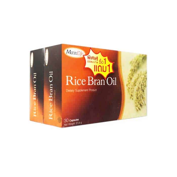 maxxlife rice bran oil